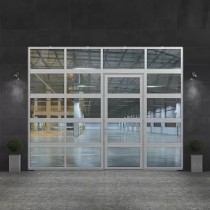 ALUTECH AluPro панорамные секционные ворота