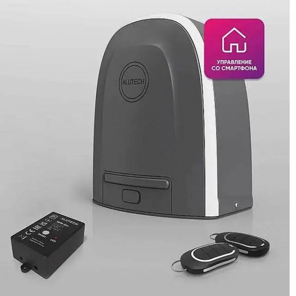 Умный привод для откатных ворот ALUTECH Roteo RTO-2000MKIT-Sm + модуль Wi-fi Умный привод для откатных ворот ALUTECH Roteo RTO-2000MKIT-Sm + модуль Wi-fi