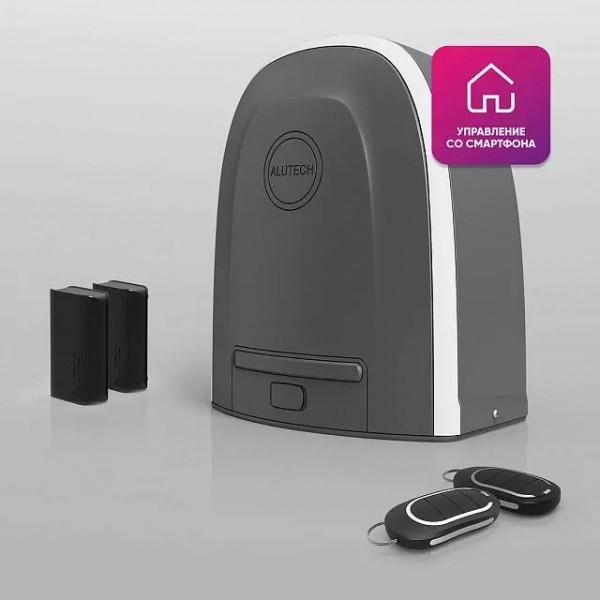 Умный привод для откатных ворот ALUTECH Roteo RTO-500MKIT-Sm + проводные фотоэлементы LM-L + Wi-fi модуль WM-Sm Умный привод для откатных ворот ALUTECH Roteo RTO-500MKIT-Sm + проводные фотоэлементы LM-L + Wi-fi модуль WM-Sm