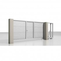 Откатные въездные ворота ALUTECH Prestige 3000×2000 мм