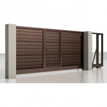 Откатные въездные ворота ALUTECH Prestige 3500×2000 мм