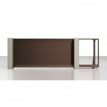 Откатные въездные ворота ALUTECH Prestige 3800×2000 мм