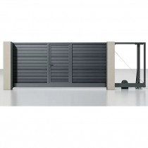 Откатные въездные ворота ALUTECH Prestige 4000×2000 мм