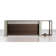 Откатные въездные ворота ALUTECH Prestige 4500×2000 мм