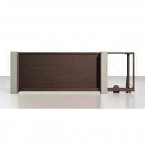 Откатные въездные ворота ALUTECH Prestige 5000×2000 мм