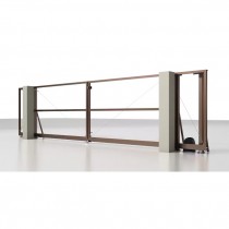 Откатные въездные ворота ALUTECH Prestige 5500×2000 мм