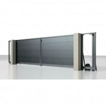 Откатные въездные ворота ALUTECH Prestige 7000×2000 мм