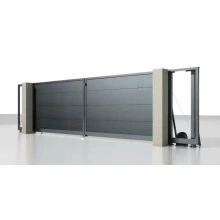 Откатные въездные ворота ALUTECH Prestige 7000×2000 мм