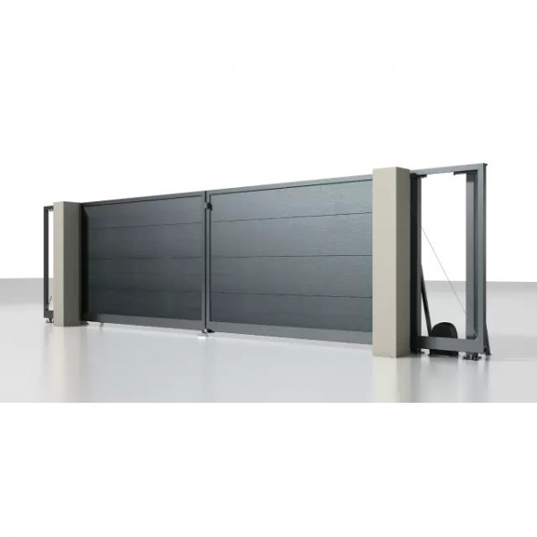 Откатные въездные ворота ALUTECH Prestige 7000×2000 мм Откатные въездные ворота ALUTECH Prestige 7000×2000 мм