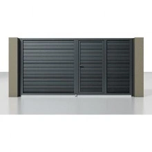 Распашные въездные ворота ALUTECH Prestige 3500×2000 мм