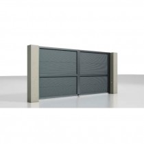 Распашные въездные ворота ALUTECH Prestige 4500×2000 мм