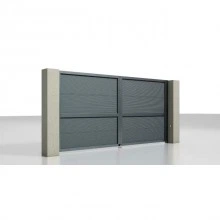 Распашные въездные ворота ALUTECH Prestige 4500×2000 мм