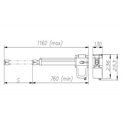 Alutech SC-3000KIT комплект электроприводов для распашных ворот Alutech SC-3000KIT комплект электроприводов для распашных ворот