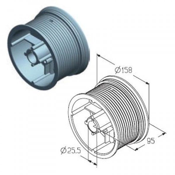 Alutech CD018N барабан