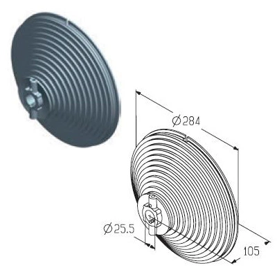 Alutech CD018V барабан Alutech CD018V барабан