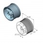 Alutech CD032N-5/4 барабан Alutech CD032N-5/4 барабан
