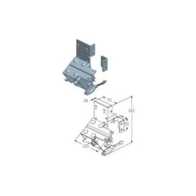 Alutech RBI446MR кронштейн нижний