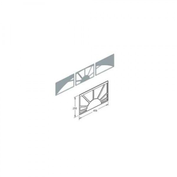 Alutech Sunrise 3 DIS043 комплект вставок декоративных