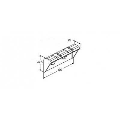 ALUTECH HG-40.008 ручка для ворот ALUTECH HG-40.008 ручка для ворот