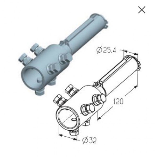 Alutech SA-5/4 адаптер