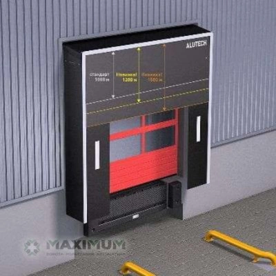 Герметизаторы проема (докшелтеры) ALUTECH DSF 3400х3400 от «Газели» до «Еврофуры» АЛЮТЕХ