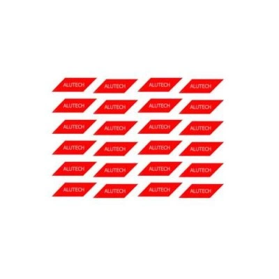 Alutech BVS.01 комплект наклеек светоотражающих "ALUTECH" (24 шт.)