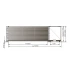 Откатные ворота Alutech 5000x2000 мм. Откатные ворота Alutech 5000x2000 мм.