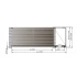 Откатные ворота Alutech 4000x2000 мм. Откатные ворота Alutech 4000x2000 мм.