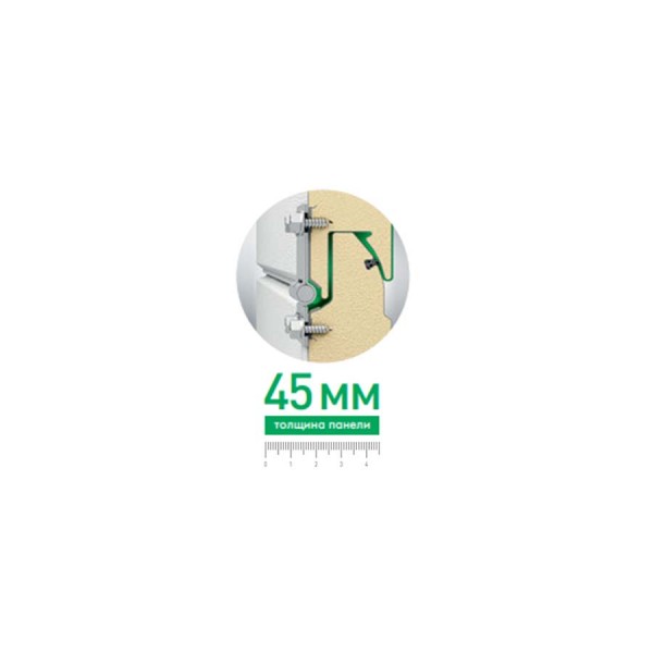 Секционные гаражные ворота Alutech Prestige 2500х2125 мм. стандартных размеров