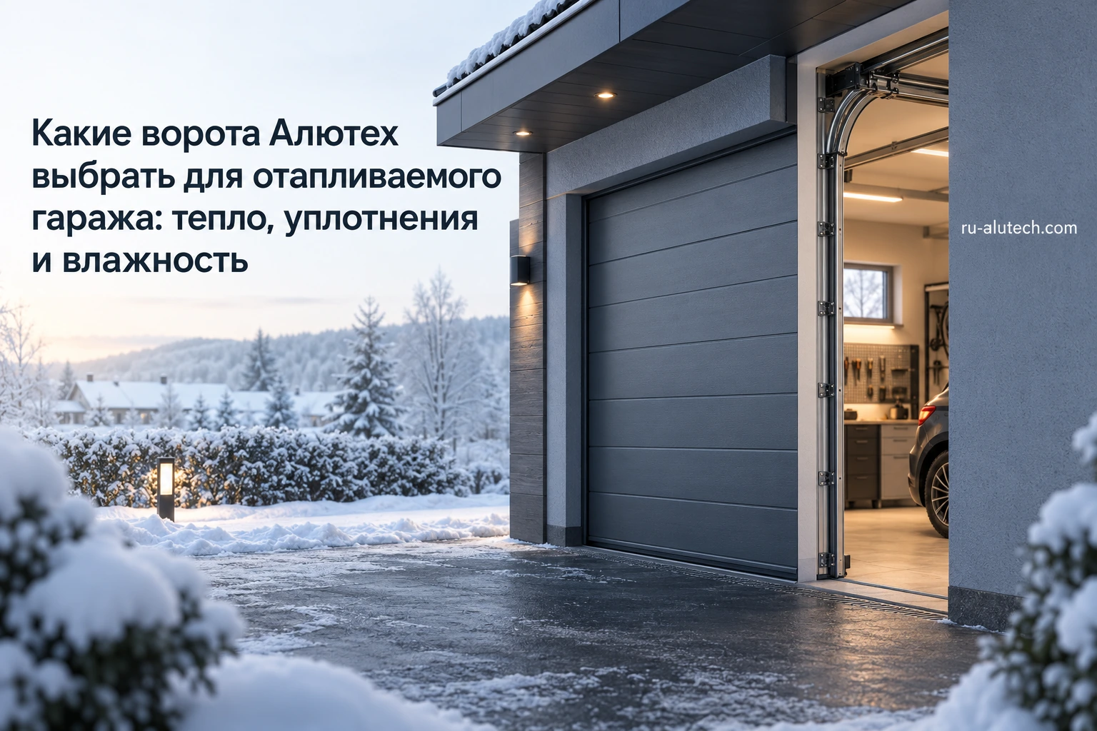 Тепловое исполнение ворот оценивают вместе с уплотнениями, рамой и монтажными примыканиями.