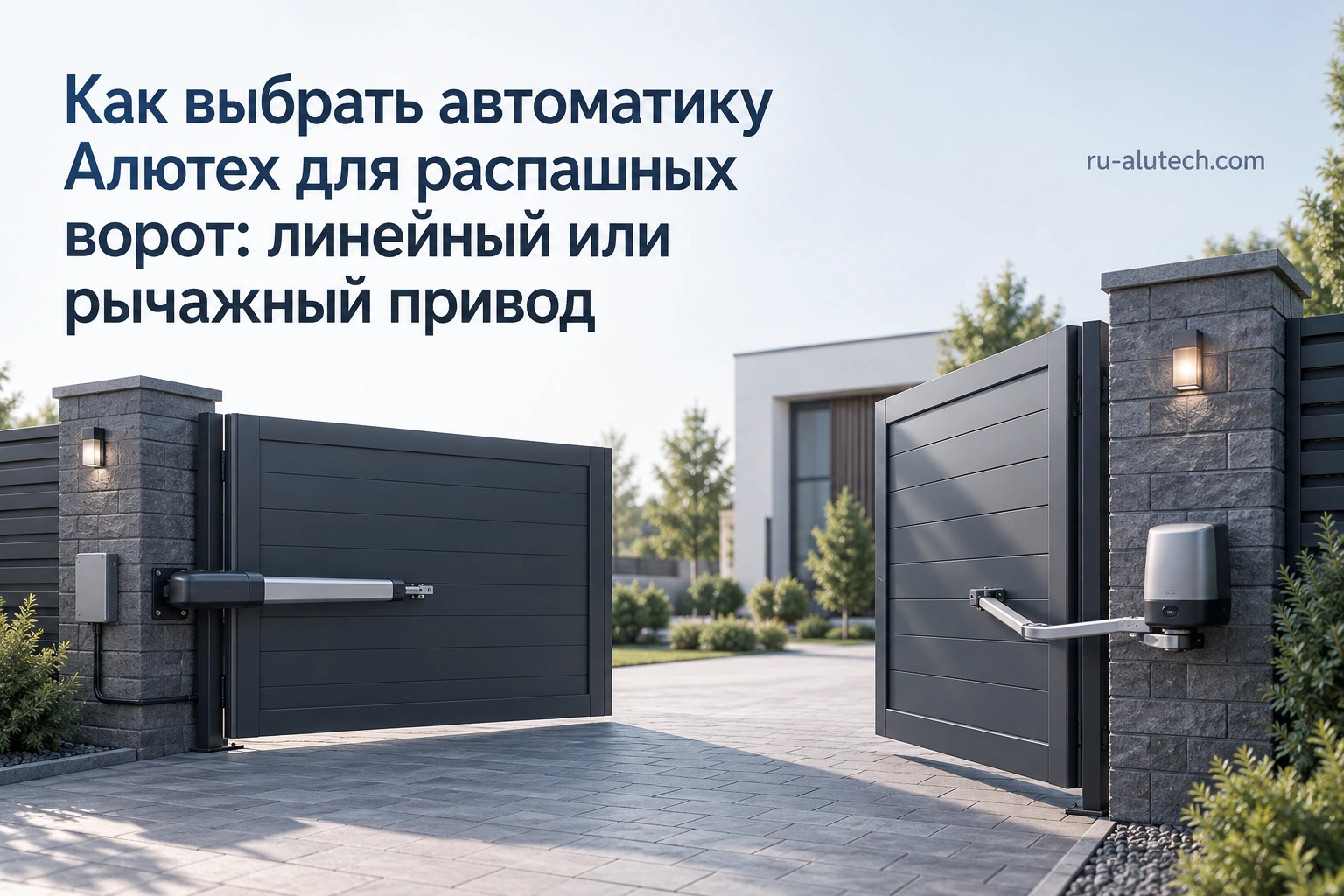 Для распашных ворот сначала определяют геометрию столбов, петель и креплений.